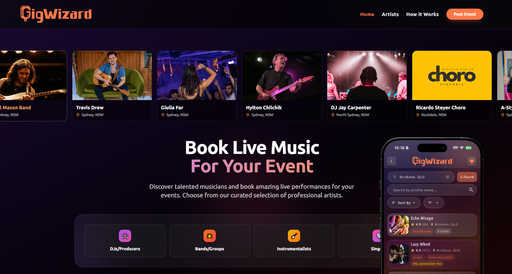 GigWizard Marketplace